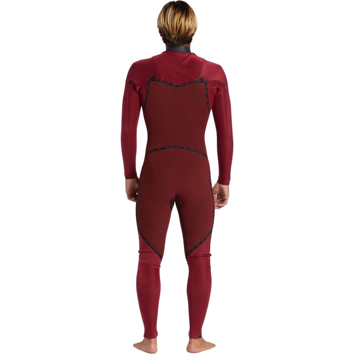 2024 Quiksilver Mnner Mercury 4/3mm Brustreiverschluss Neoprenanzug AQYW103116 - High Risk Red